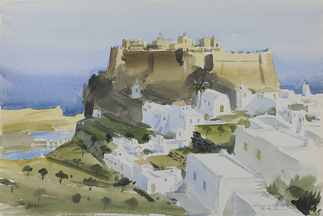 PARIS PREKAS, Poetic aspects of Greece, Water-colors